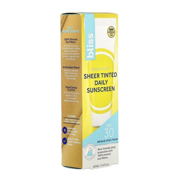 Bliss Block Star™ Sheer Tinted Daily Sunscreen, SPF 30, 1.4 fl oz 40 ml - Picture 4 of 6